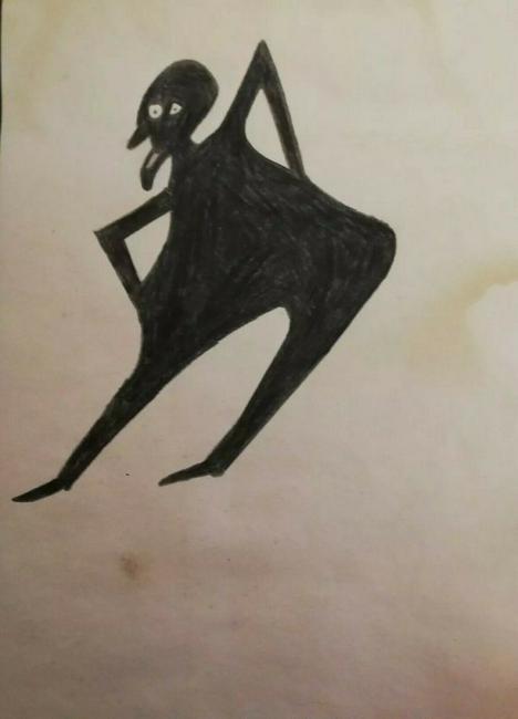 Bill Taylor Outsider Artist Painting on Paper: Bill Taylor Outsider Artist Painting on Paper. Size: 11 x 8 inches. Watercolor on paper.This work is being offered as-is, as in manner of or as after the artist. William -Bill- Traylor (April 1, 1853�