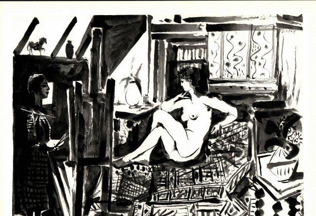 PABLO PICASSO ORIGINAL HELIOGRAVURES. after Picasso. (1 of 2)