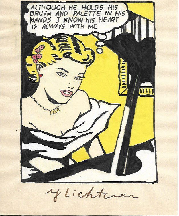 Roy Lichtenstein Drawing (1 of 2)