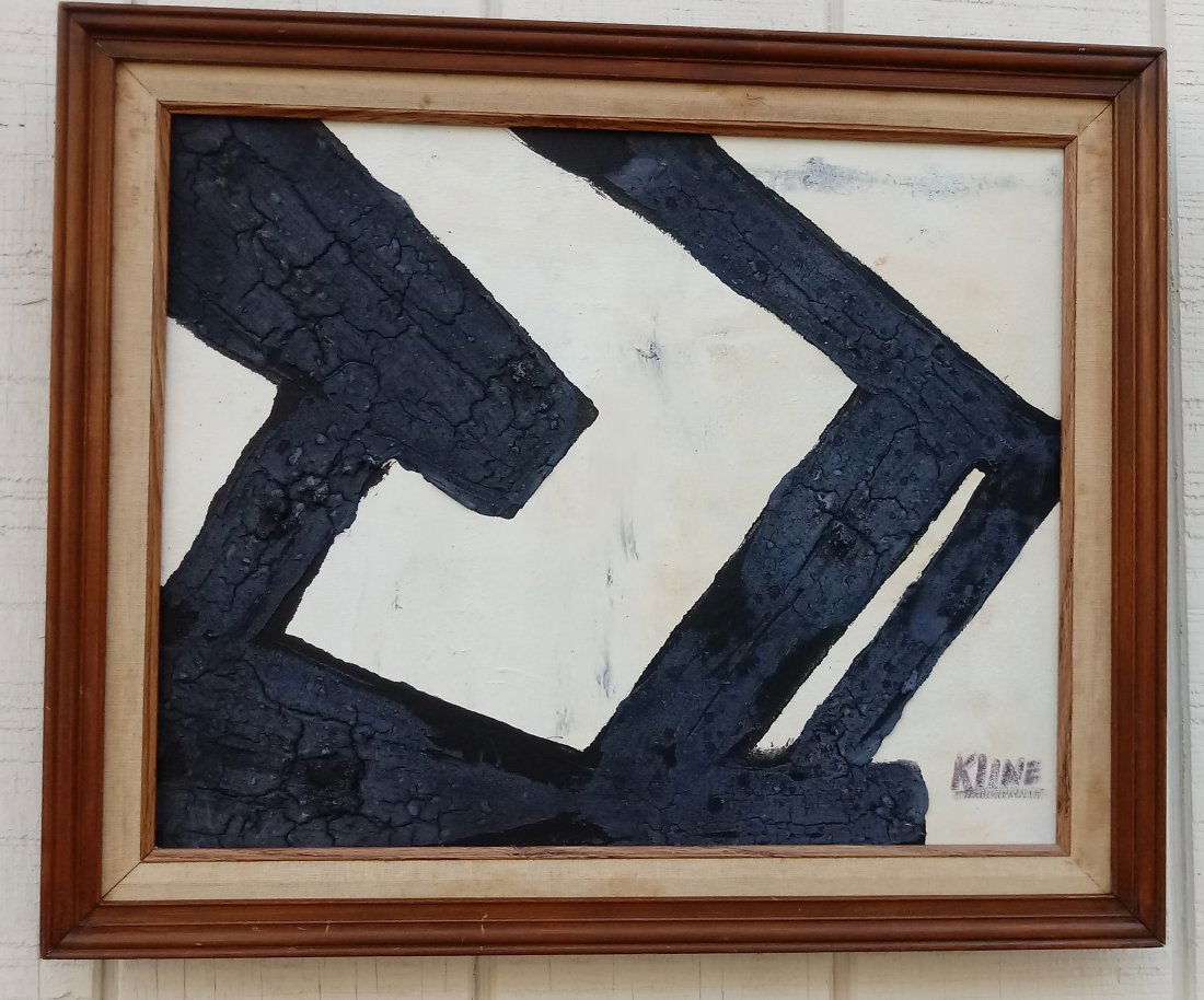 FRANZ KLINE ABSTRACT EXPRESSIONISM PAINTING ON Canvas (1 of 5)