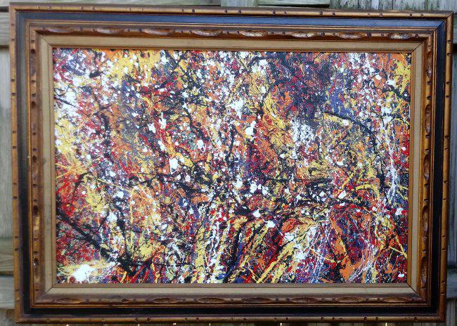 Jackson Pollock Abstract Expressionist Painting (1 of 4)
