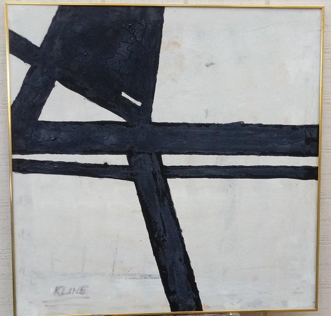 FRANZ KLINE ABSTRACT EXPRESSIONISM PAINTING ON Canvas (1 of 4)