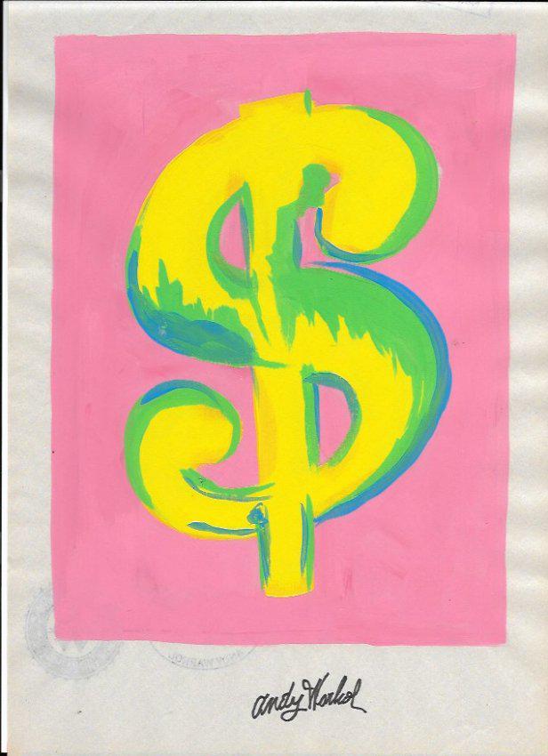 Signed Keith Haring Mixed Media on Paper: Signed Keith Haring Mixed Media on Paper. Approx Size: 11 1/2 x 9 inches. Provenance: NY Collector.Sold as is in the manner or style of the artist. Good Condition. See photos.