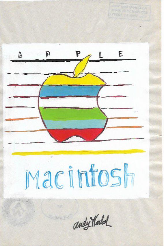 Signed Andy Warhol Mixed Media on Paper: Signed Andy Warhol Mixed Media on Paper. Approx Size: 11 3/4 x 8 1/2 inches. Provenance: NY Collector.Sold as is to the manner or style of the artist, Good Condition, See photos.