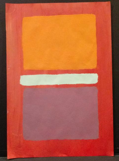 Mark Rothko Mixed Media on Paper (1 of 2)