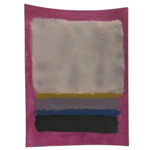 Mark Rothko Mixed Media on Paper: Mark Rothko Mixed Media on Paper. Approx Size: 12 x 9 inches. Stamp signed on verso. Provenance: NY Collector. Sold as is to the manner or style of the artist, Good Condition, See photos. Mark Rothko,