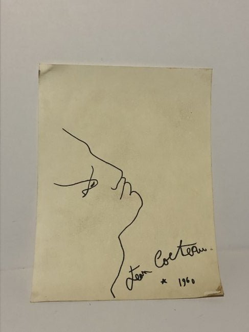 Jean Cocteau Mixed Media Drawing on Paper: In the style of Jean Cocteau Mixed Media Drawing on Paper. Aprox size 9 x 12 Inches. This item has limited provenance NY Collection. it doesnt have any documentation or cerfication, Sold as is to the 