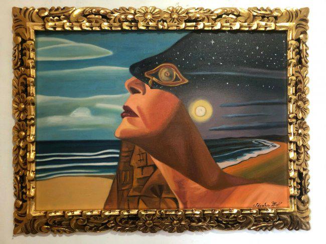 Salvador Dali Modernist Oil on Canvas (1 of 4)