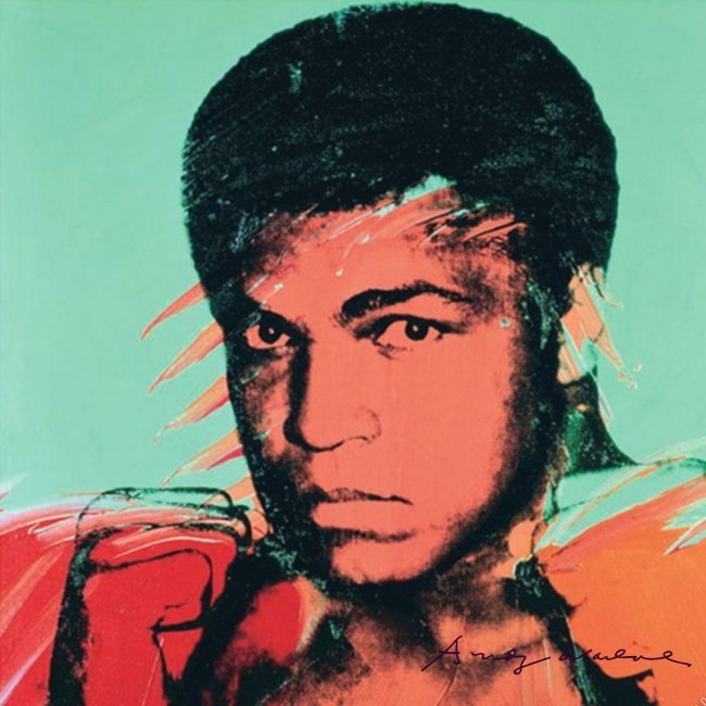 Andy Warhol Muhammad Ali Pop Art (1 of 1)