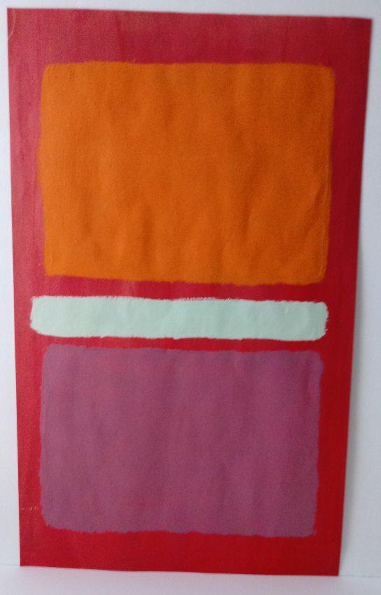 Mark Rothko Mixed Media on Paper (1 of 1)
