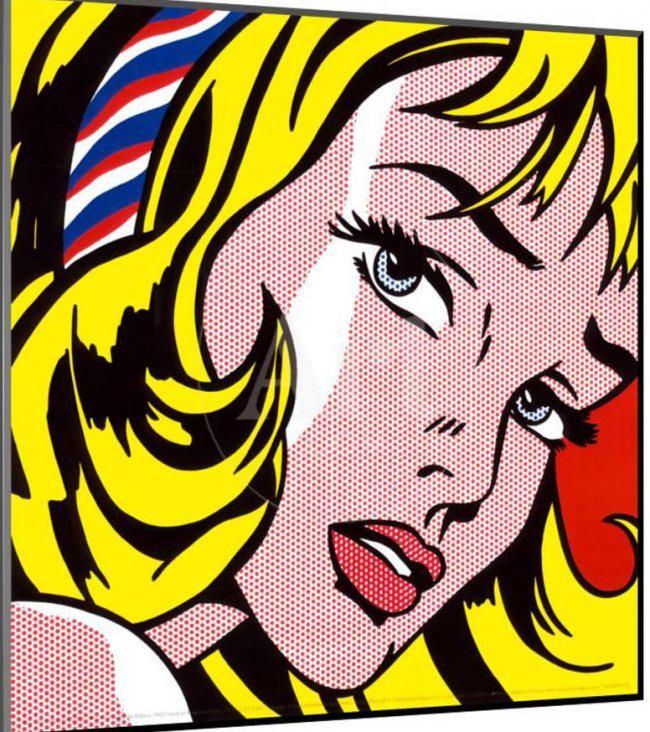 Roy Lichtenstein - Offset Print ON PAPER. (1 of 1)