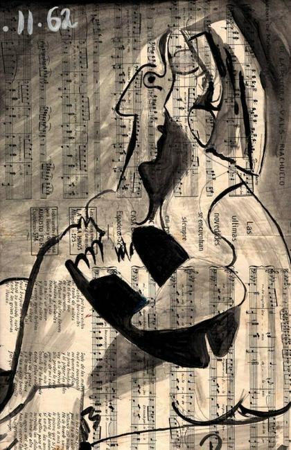 Pablo Picasso DRAWING ON PAPER SIGNED AND SEALED (1 of 2)