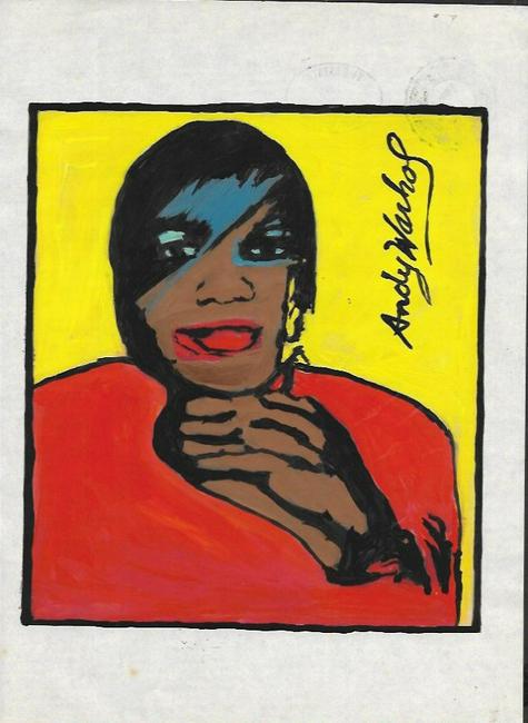 Signed Andy Warhol Mixed Media on Paper: Signed Andy Warhol Mixed Media on Paper. Approx Size: 11 3/4 x 8 1/2 inches. Provenance: NY Collector.Sold as is to the manner or style of the artist, Good Condition, See photos.Condition Report