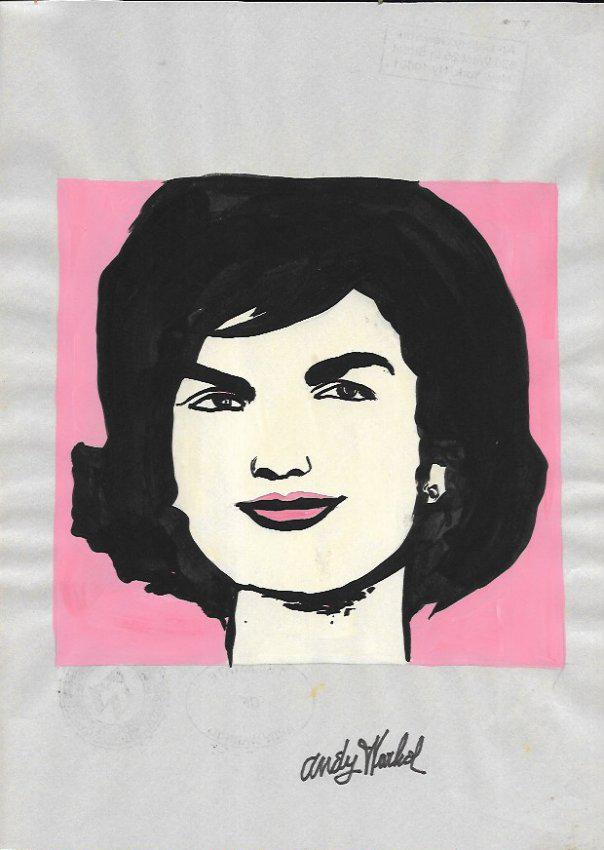 Signed Andy Warhol Mixed Media on Paper: Signed Andy Warhol Mixed Media on Paper. Approx Size: 11 3/4 x 8 1/2 inches. Provenance: NY Collector.Sold as is to the manner or style of the artist, Good Condition, See photos.