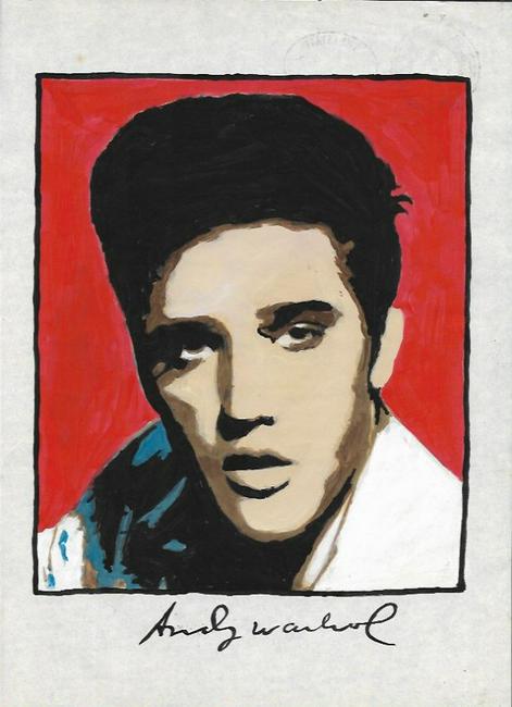 Signed Andy Warhol Mixed Media on Paper: Signed Andy Warhol Mixed Media on Paper. Approx Size: 11 3/4 x 8 1/2 inches. Provenance: NY Collector.Sold as is to the manner or style of the artist, Good Condition, See photos.Condition ReportCondit
