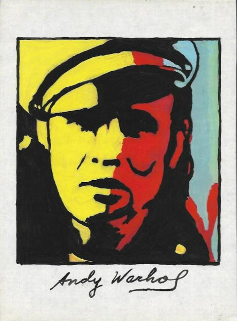 Signed Andy Warhol Mixed Media on Paper: Signed Andy Warhol Mixed Media on Paper. Approx Size: 11 3/4 x 8 1/2 inches. Provenance: NY Collector.Sold as is to the manner or style of the artist, Good Condition, See photos.Condition ReportCondit