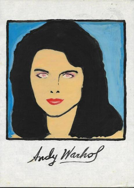 Signed Andy Warhol Mixed Media on Paper: Signed Andy Warhol Mixed Media on Paper. On verso, also stamp inscribed Authorized by the Andy Warhol . Approx Size: 11 3/4 x 8 1/2 inches. Provenance: This item has limited provenance from an Upper N