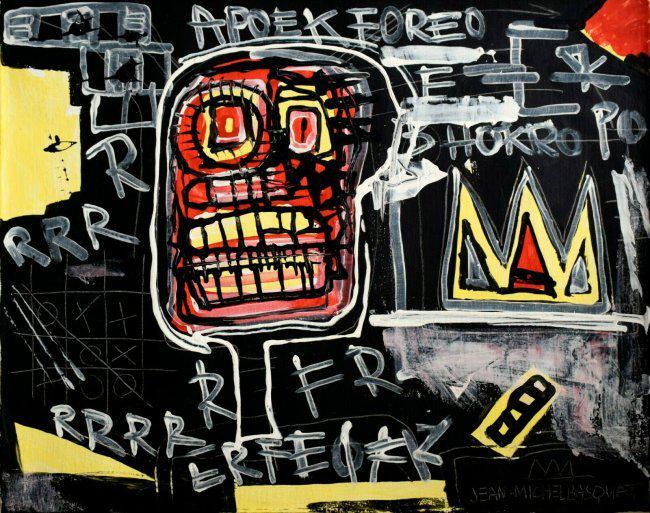 Jean-Michel Basquiat Modern 20th Century: Jean-Michel Basquiat Modern Art 20th Century Abstract oil Painting on Canvas ,Jean-Michel Basquiat was an American artist of Haitian and Puerto Rican descent. Basquiat first achieved fame as part of S