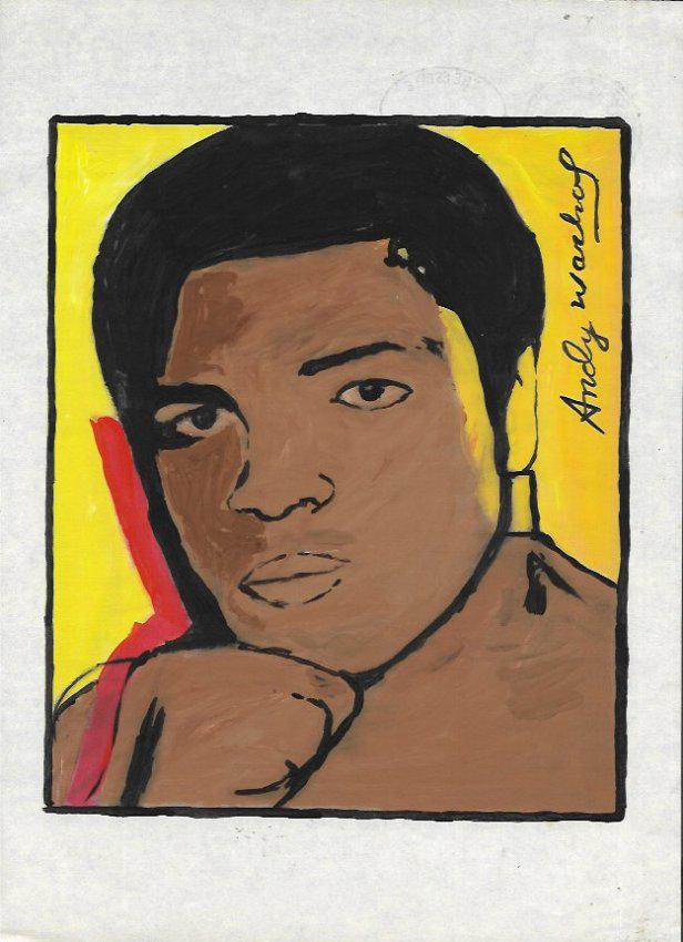 Signed Andy Warhol Mixed Media on Paper: Signed Andy Warhol Mixed Media on Paper. On verso, also stamp inscribed Authorized by the Andy Warhol . Approx Size: 11 3/4 x 8 1/2 inches. Provenance: This item has limited provenance from an Upper N