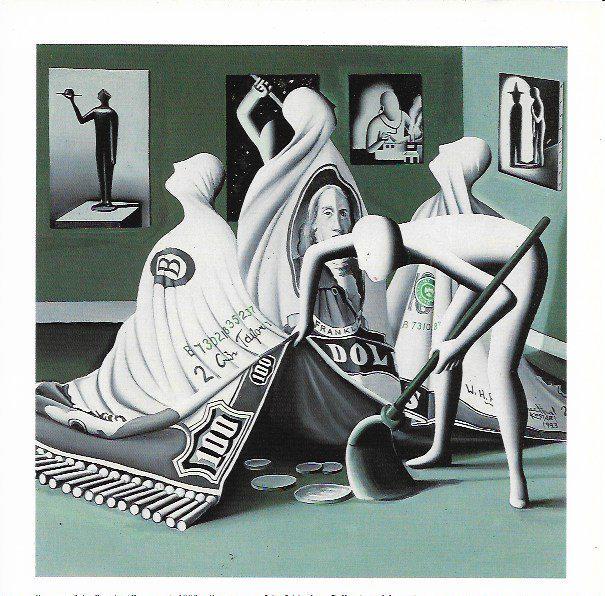 Kalev Mark Kostabi Print on Thick Paper. (1 of 1)