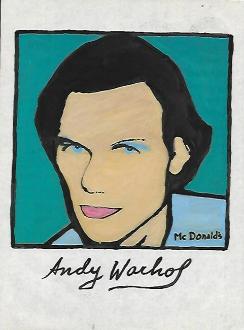 Signed Andy Warhol Mixed Media on Paper: Signed Andy Warhol Mixed Media on Paper. Approx Size: 11 3/4 x 8 1/2 inches. Provenance: NY Collector.Sold as is to the manner or style of the artist, Good Condition, See photos.Condition Report