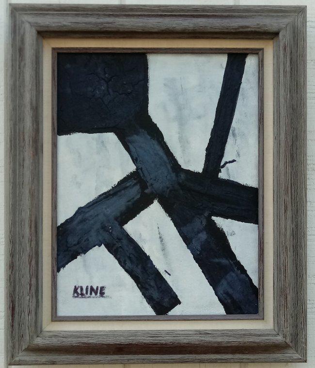 FRANZ KLINE ABSTRACT EXPRESSIONISM PAINTING ON Canvas (1 of 4)