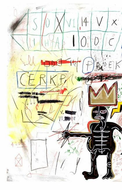 Jean Michel Basquiat Print on Thick Paper . From JMB (1 of 1)