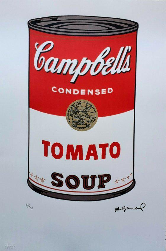 Andy Warhol - Lithography Numbered Ed. Ltd.Andy Warhol: Andy Warhol - Lithography Numbered Ed. Ltd.Andy Warhol Lithography numbered in pencil 61/100 on Arches paper. Embossing press publisher, signature artist in print. The back stamp Leo Castelli, New Yor