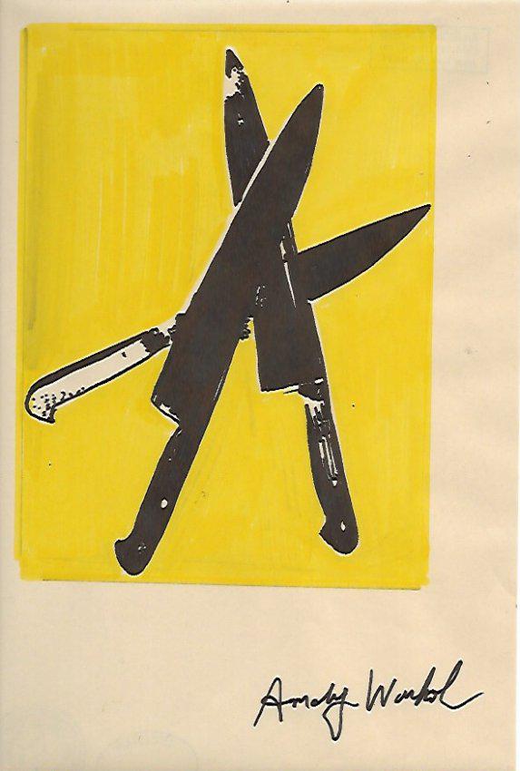 Signed Andy Warhol Mixed Media on Paper: Signed Andy Warhol Mixed Media on Paper. Approx Size: 11 3/4 x 8 1/2 inches. Provenance: NY Collector.Sold as is to the manner or style of the artist, Good Condition, See photos