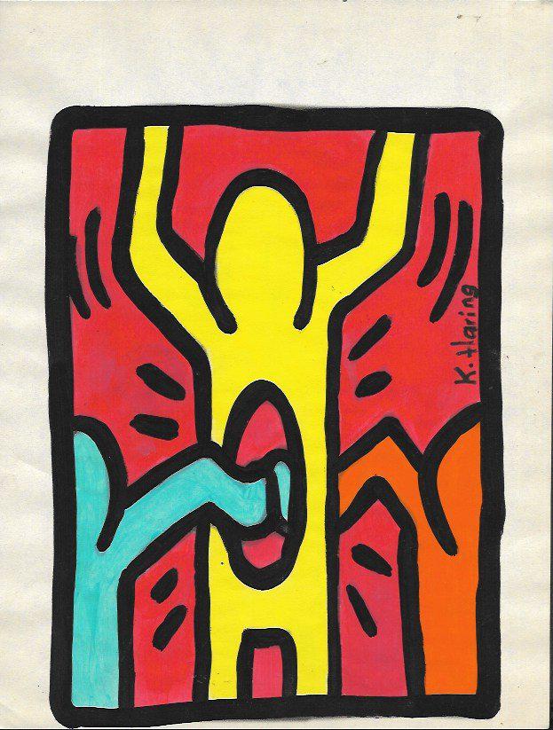 Keith Haring Mix Media Drawing Signed. New York: Keith Haring Mix Media Drawing Signed. New York Collection. Keith Allen Haring (May 4, 1958. February 16, 1990) was an American artist whose pop art and graffiti-like work grew out of the New York Cit