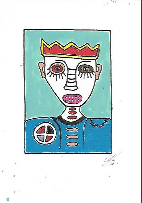 Original Abstract New York Expressionism Painting, (1 of 2)