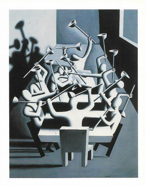 Kalev Mark Kostabi Print on Thick Paper. Province: NY (1 of 1)