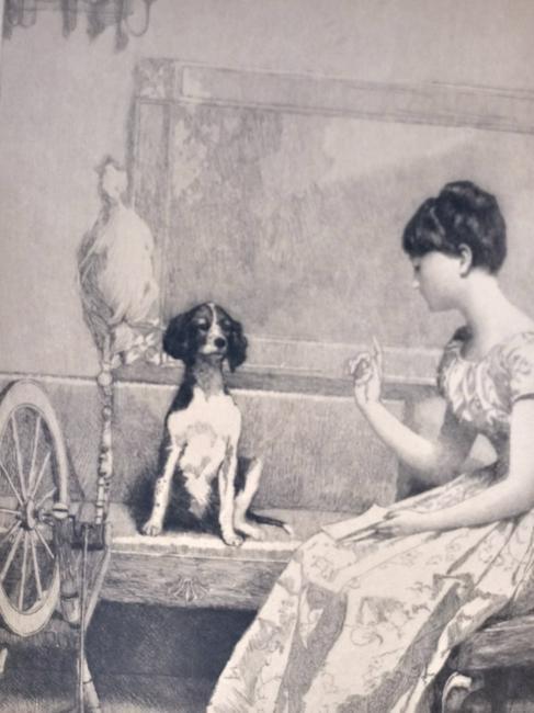 Lithograph on Paper Art Board -Copyright 1987- Signed (1 of 1)