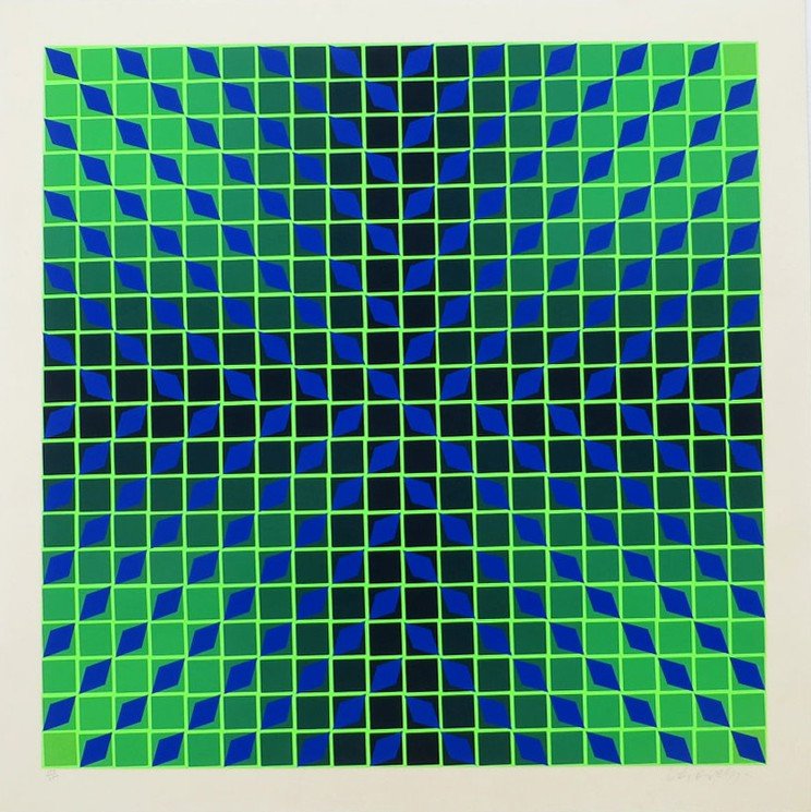 Victor Vasarely OP Art Print (1 of 1)