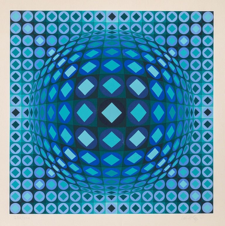 Victor Vasarely OP Art Print (1 of 1)