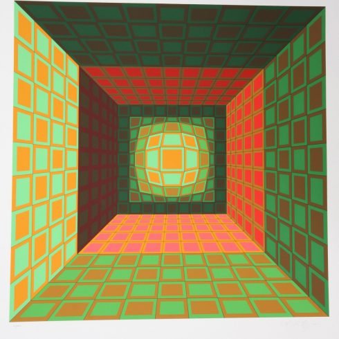 Victor Vasarely OP Art Print (1 of 1)