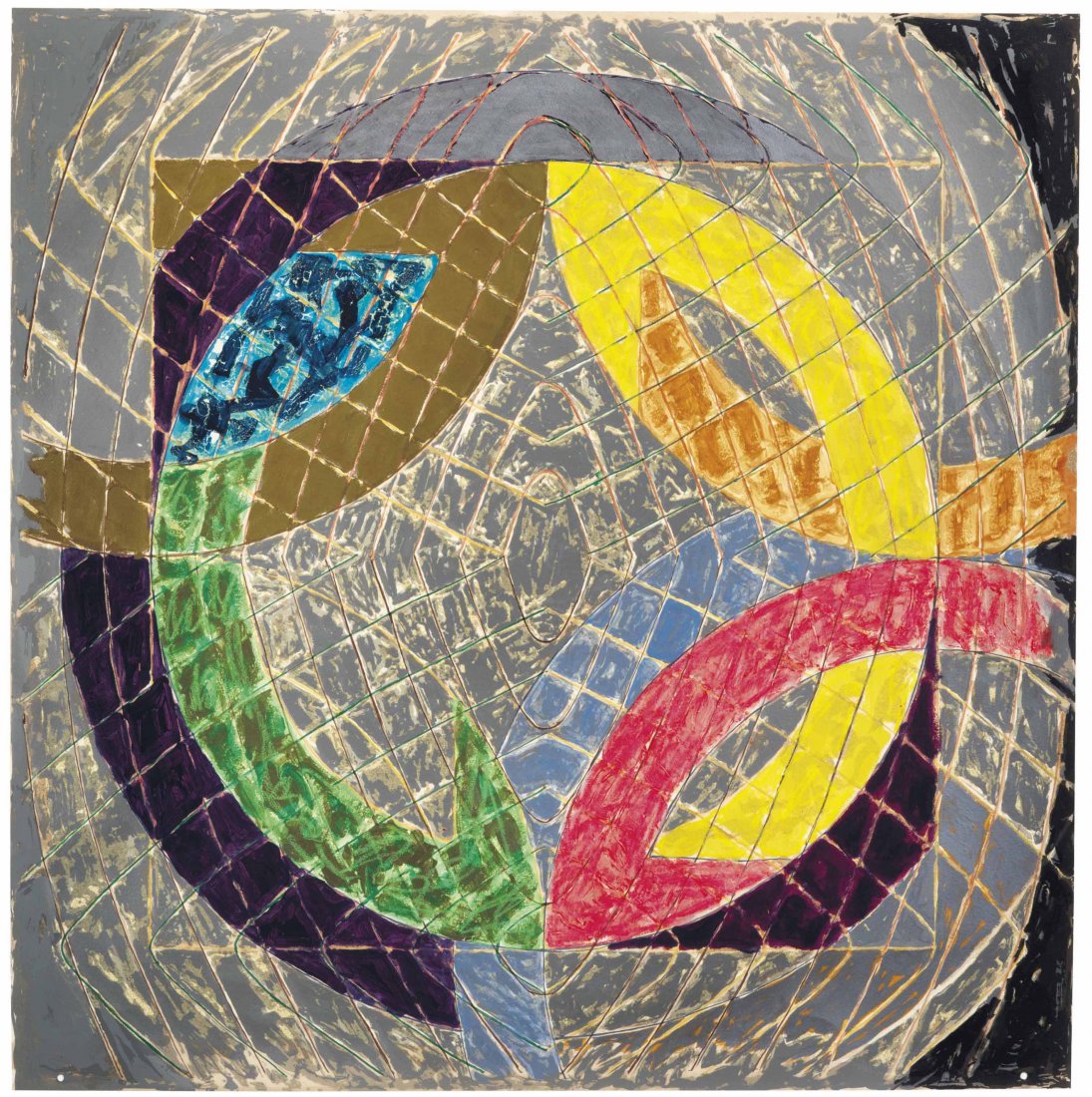 Frank Stella Print on Paper. (1 of 1)