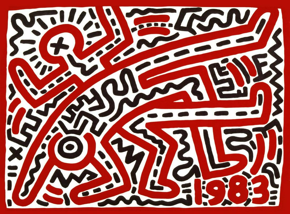 Keith Haring - 1983 - Pop Art (1 of 2)