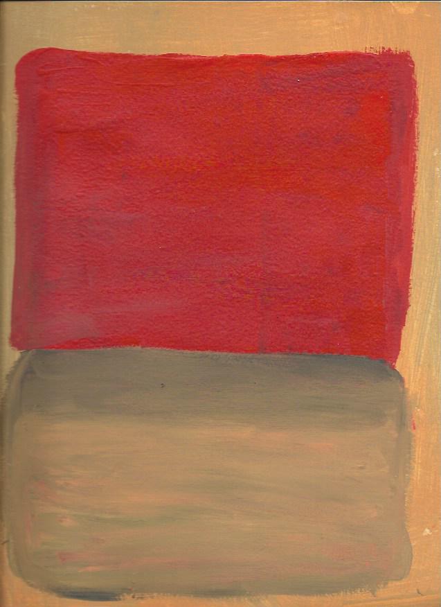 Mark Rothko Mixed Media on Paper: Mark Rothko Mixed Media on Paper. Approx Size: 12 x 8 inches. Stamp signed on verso.Provenance: NY Collector.Sold as is to the manner or style of the artist, Good Condition, See photos.Mark Rothko, bo
