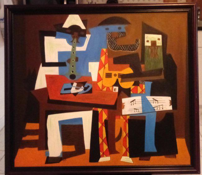 Pablo Picasso Painting on Canvas (1 of 3)