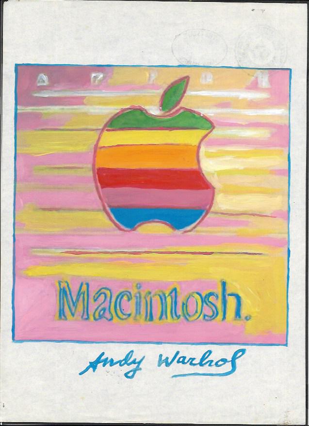 Andy Warhol Mixed Media on Paper (1 of 2)