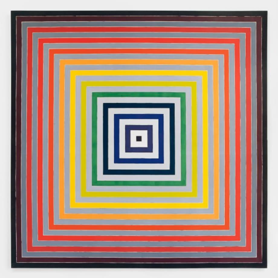 Frank Stella Print on Paper.: Frank Stella Print on Paper. Embossed Stamp.Size: 17 x 11 . No COA NO Document. Sold As is in the style of Artist.Frank Stella is an American painter, sculptor and printmaker, noted for his work in th