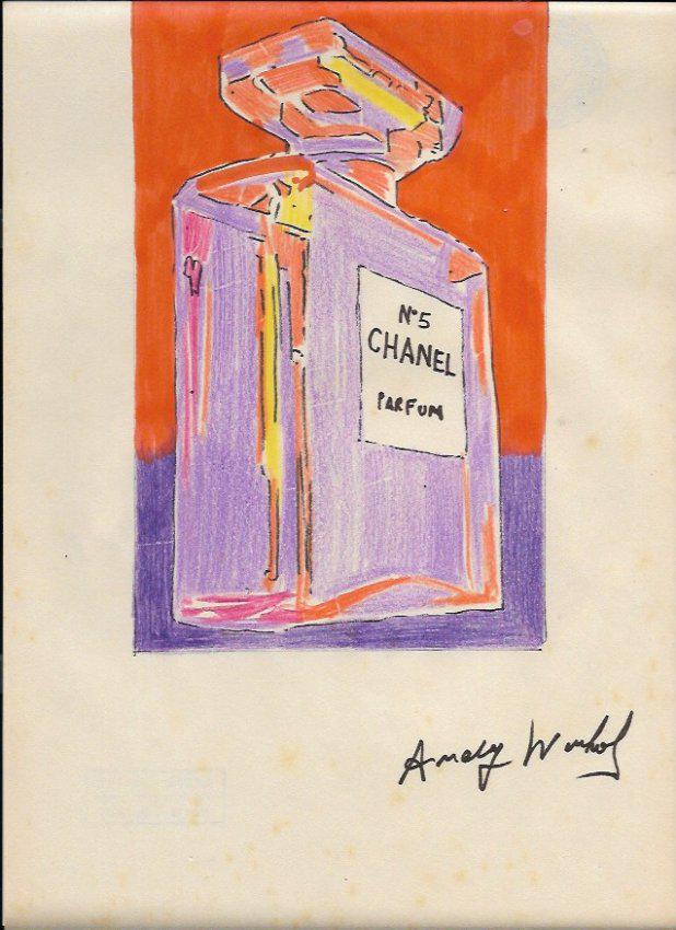 Mixed Media Andy Warhol Drawing on Paper . Approx Size:: Mixed Media Andy Warhol Drawing on Paper . Approx Size: 12 x 8 1/2 inches. Provenance: Private NY Collection. It is being sold as is in the manner Style of artist. Good Condition See Photos.
