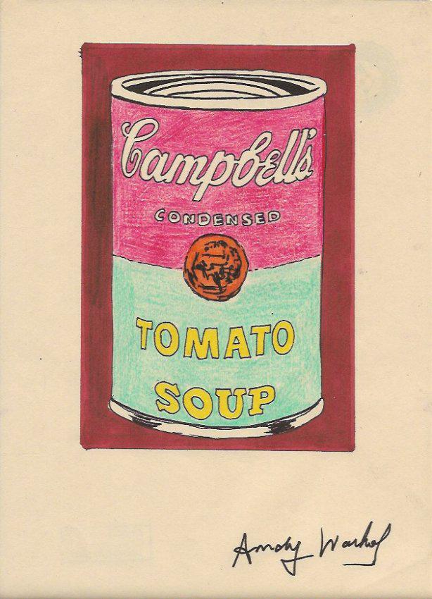 Mixed Media Andy Warhol Drawing on Paper . Approx Size:: Mixed Media Andy Warhol Drawing on Paper . Approx Size: 12 x 8 1/2 inches. Provenance: Private NY Collection. It is being sold as is in the manner Style of artist. Good Condition See Photos.