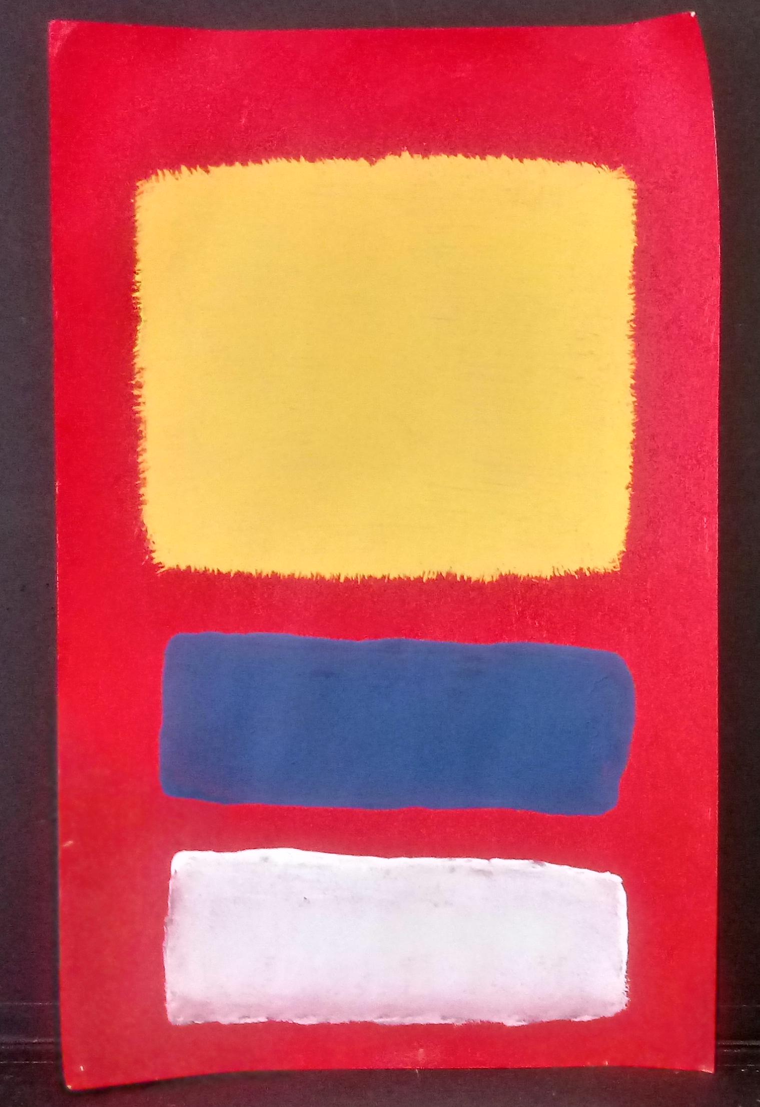 Mark Rothko Mixed Media Painting on Paper. (1 of 2)