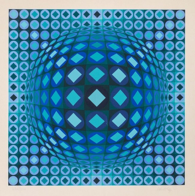 Victor Vasarely Print (1 of 1)
