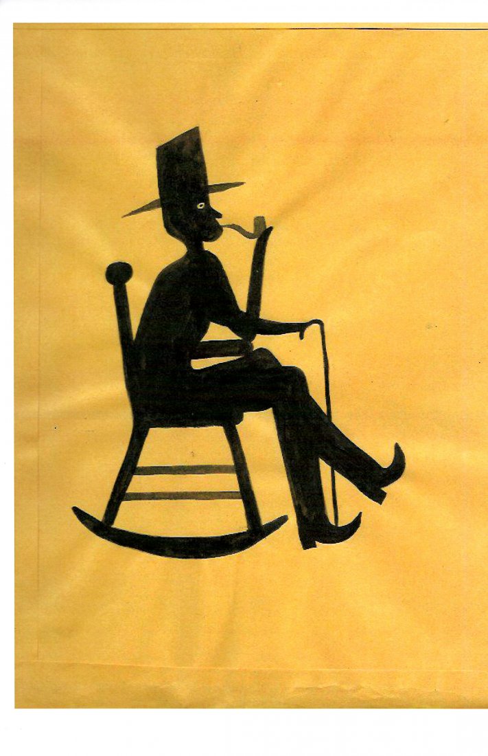 Bill Traylor Outsider Artist Print on Thick Paper.: Bill Traylor Outsider Artist Print on Thick Paper. Size: 17 x 11 inches.This work is being offered as-is, as in manner of or as style of the artist. William -Bill- Traylor (April 1, 1853Â– October