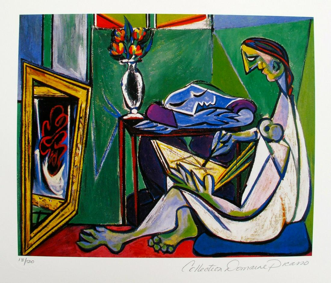 Pablo Picasso WOMAN DRAWING Signed & Numbered (1 of 2)