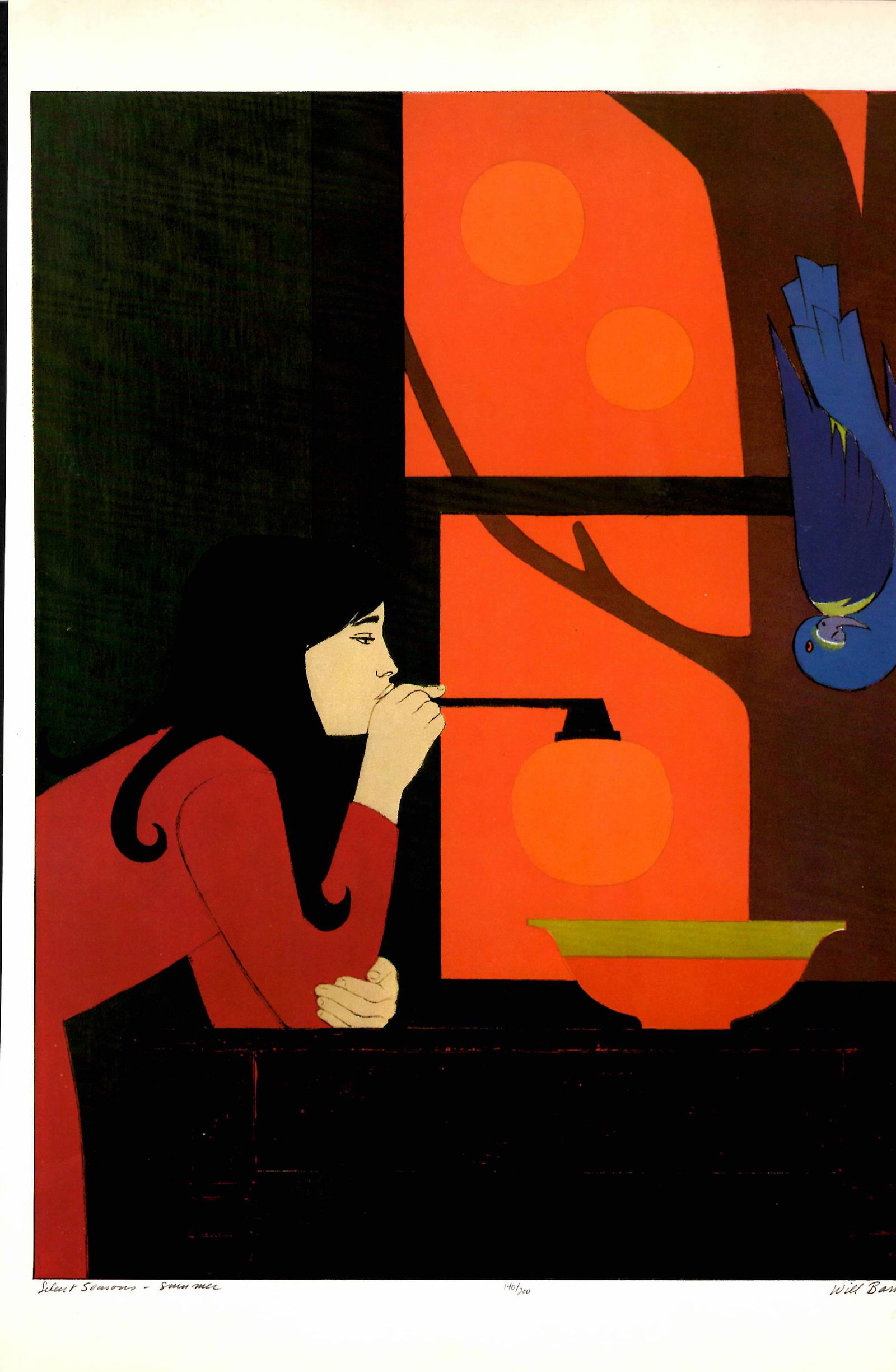Will Barnet Print Number/signed on Paper (1 of 1)