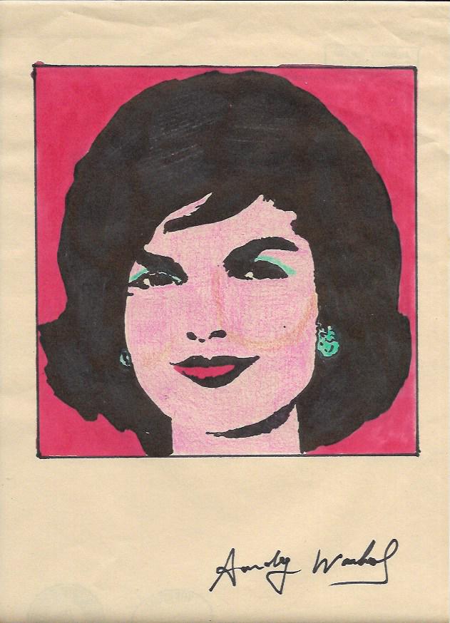 Signed Andy Warhol Mixed Media on Paper: Signed Andy Warhol Mixed Media on Paper. Approx Size: 11 3/4 x 8 1/2 inches.NY Collector.Sold as is to the manner or style of the artist, Good Condition, See photos